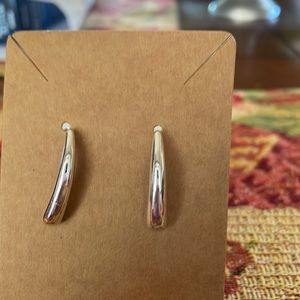 Sterling silver earrings. $12
